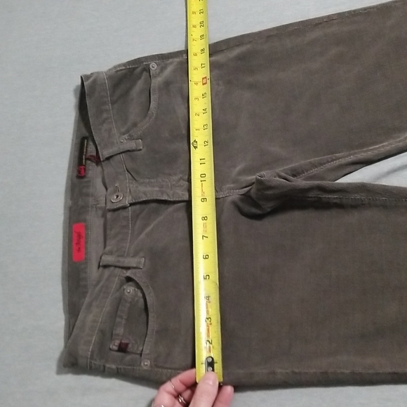 AG The Angel Boot Cut Corduroy Pants Olive - Picture 6 of 16